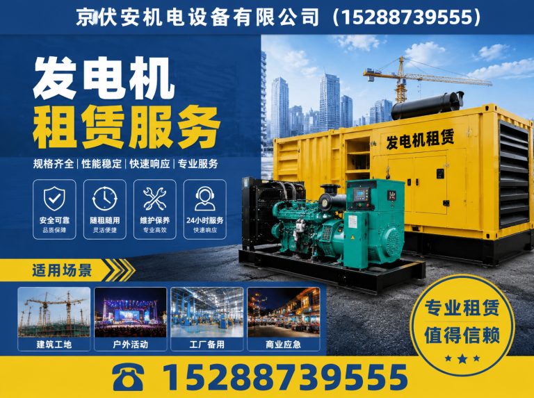 合肥静音发电车租赁展示图