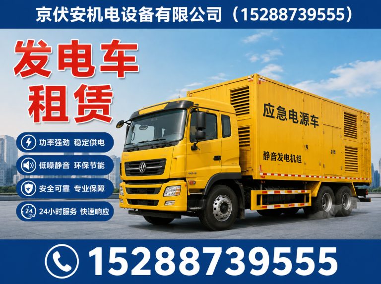 合肥发电机出租展示图